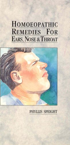 Imagen de archivo de Homoeopathic Remedies for Ears, Nose & Throat a la venta por Once Upon A Time Books