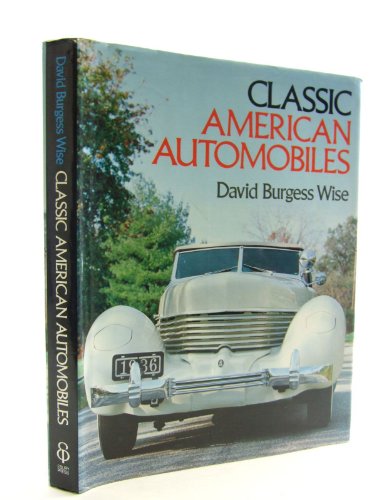 Beispielbild fr Classic American Automobiles zum Verkauf von WorldofBooks