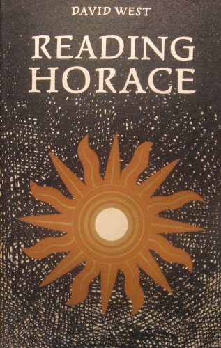 Reading Horace (9780852241066) by West, David