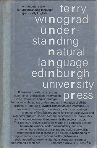 9780852242278: Understanding Natural Language: A Computer Programme