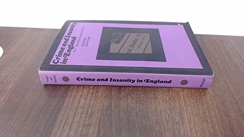 Beispielbild fr Crime and Insanity in England zum Verkauf von Better World Books