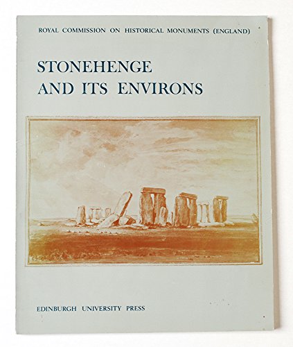 Imagen de archivo de Stonehenge and Its Environs a la venta por Better World Books
