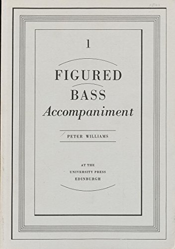 9780852244524: Figured Bass Accompaniment