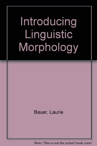 Imagen de archivo de Introducing Linguistic Morphology a la venta por WorldofBooks