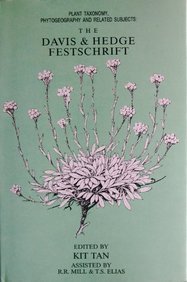 Beispielbild fr Plant Taxonomy Phytogeography and Related Subjects: The Davis and Hedge Festschrift zum Verkauf von Abacus Bookshop