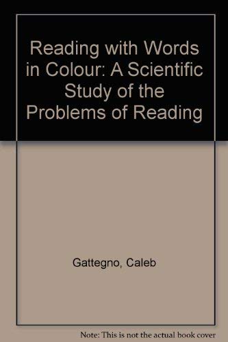 Imagen de archivo de Reading with Words in Colour : A Scientific Study of the Problems of Reading a la venta por Better World Books Ltd