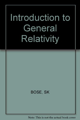 9780852260777: Introduction to General Relativity