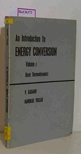 Imagen de archivo de An Introduction to Energy Conversion a la venta por Books Puddle