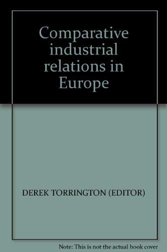 Beispielbild fr Comparative Industrial Relations in Europe zum Verkauf von Anybook.com