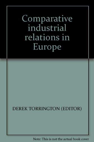 Stock image for Comparative Industrial Relations in Europe for sale by Anybook.com