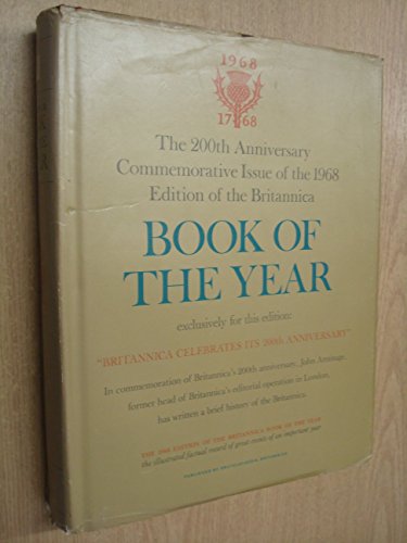 Stock image for Britannica Book Of The Year 1969 for sale by Library House Internet Sales