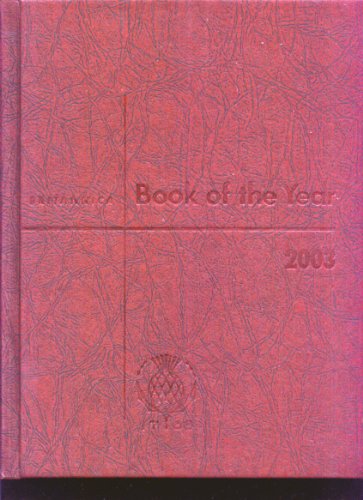 Stock image for Britannica Book of the Year 2003 (Encyclopaedia Britannica Book of the Year) for sale by HPB-Red