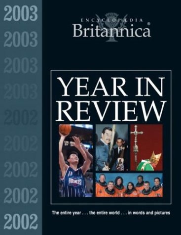 9780852299579: Encyclopedia Britannica Year in Review: Year in Review 2002