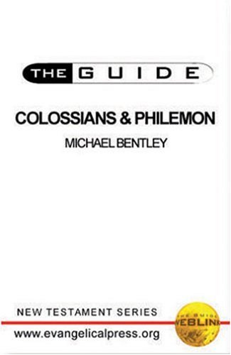 Beispielbild fr COLOSSIANS AND PHILEMON PB (Weblink Guides) zum Verkauf von AwesomeBooks