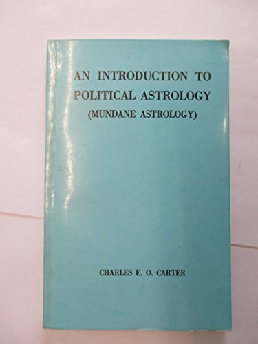 Imagen de archivo de An Introduction To Political Astrology a la venta por WorldofBooks
