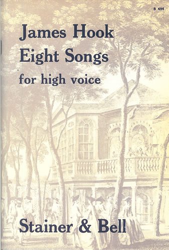 Imagen de archivo de James Hook Eight Songs For High Voice a la venta por ThriftBooks-Dallas