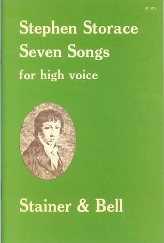 Seven Songs for High Voice (9780852495100) by Storace, Stephen