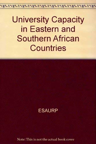 9780852551073: University Capacity in Eastern and Southern African Countries