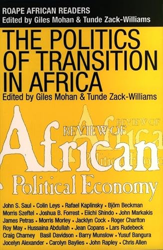Beispielbild fr The Politics of Transition in Africa zum Verkauf von Blackwell's