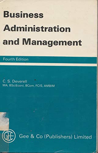 Stock image for Business Administration and Management for sale by Reuseabook
