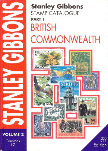 Stock image for Stanley Gibbons Stamp Catalogue: British Comonwealth: Volume 2 - Countries J-Z 1999 Edition for sale by Clevedon Community Bookshop Co-operative