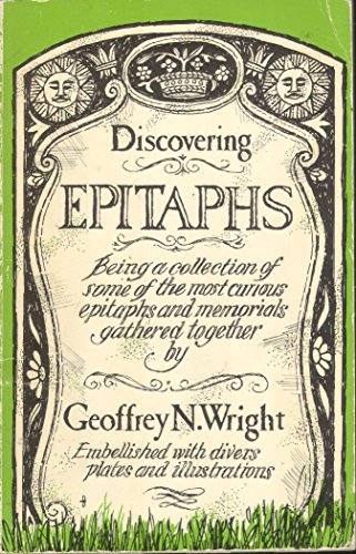 Imagen de archivo de Discovering Epitaphs a la venta por Bemrose Books