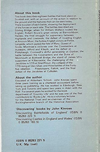 Beispielbild fr Discovering battlefields of Scotland (Discovering series ; no. 174) zum Verkauf von Books From California