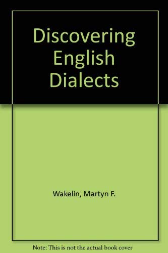 Stock image for Discovering English Dialects for sale by HPB-Red