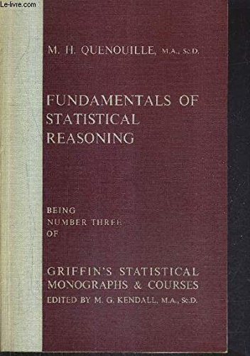 9780852640029: Fundamentals of Statistical Reasoning