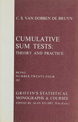 Stock image for Cumulative Sum Tests: Theory and Practice for sale by Munster & Company LLC, ABAA/ILAB