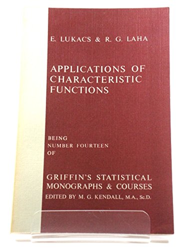 Imagen de archivo de Applications of Characteristics Functions a la venta por My Dead Aunt's Books