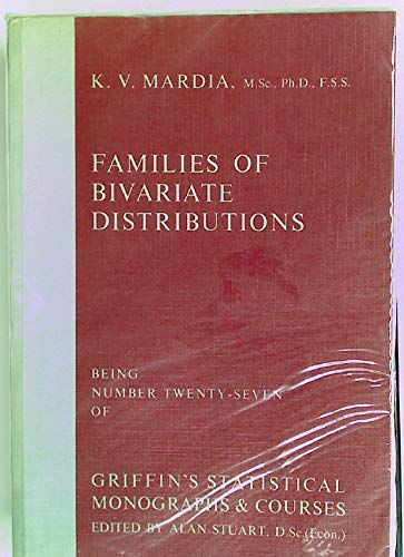 9780852641828: Families of Bivariate Distributions (Statistical Monograph)