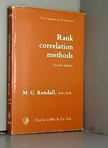 9780852641996: Rank Correlation Methods