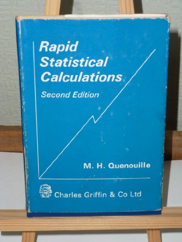 Beispielbild fr Rapid Statistical Calculations zum Verkauf von Anybook.com