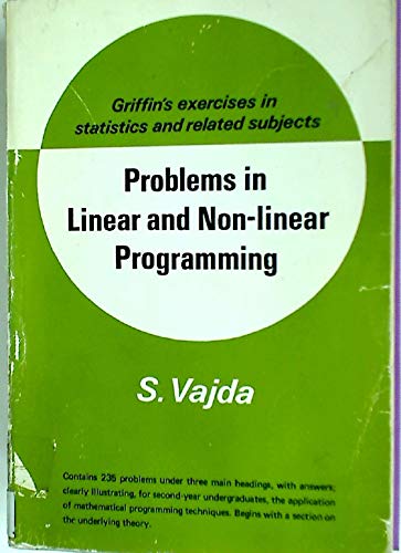 9780852642368: Problems in Linear and Nonlinear Programming