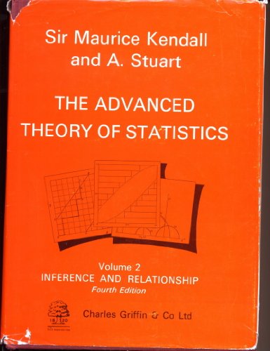 Beispielbild fr Inference and Relationship (v. 2) (Advanced Theory of Statistics) zum Verkauf von Buchpark