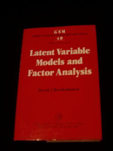 Beispielbild fr Latent Variable Models and Factor Analysis (Statistical Monograph) zum Verkauf von Phatpocket Limited