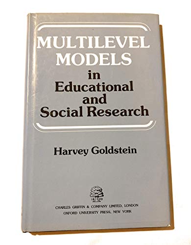 Imagen de archivo de Multilevel Models in Educational and Social Research a la venta por HPB Inc.
