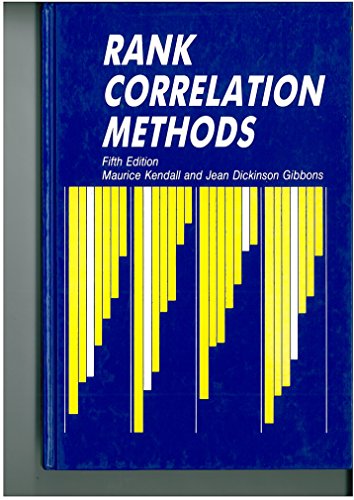 Stock image for Rank Correlation Methods for sale by Phatpocket Limited