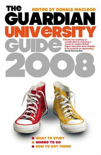 Stock image for The Guardian University Guide 2008 (University Guide) for sale by AwesomeBooks