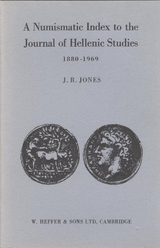 9780852700563: Numismatic Index to the "Journal of Hellenic Studies"