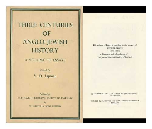 Stock image for Three centuries of Anglo-Jewish history: a volume of essays for sale by Cotswold Internet Books