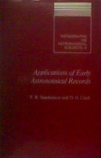 9780852743423: Applications of Early Astronomical Records
