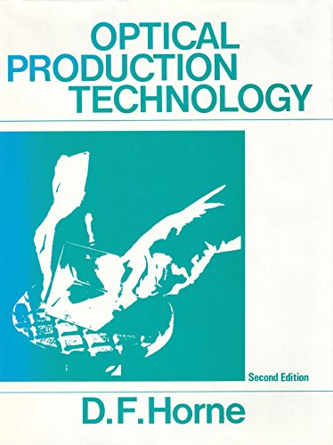 Stock image for Optical Production Technology, for sale by ThriftBooks-Atlanta