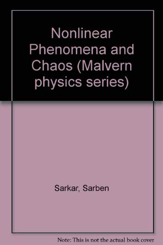 Beispielbild fr Nonlinear Phenomena and Chaos (Malvern Physics Series) zum Verkauf von Anybook.com