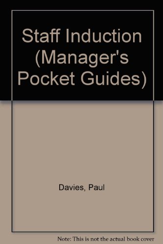 Beispielbild fr Staff Induction (Manager's Pocket Guides) zum Verkauf von WorldofBooks