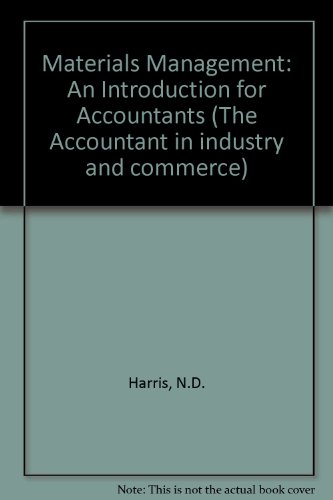 Stock image for Materials Management: An Introduction for Accountants for sale by Phatpocket Limited