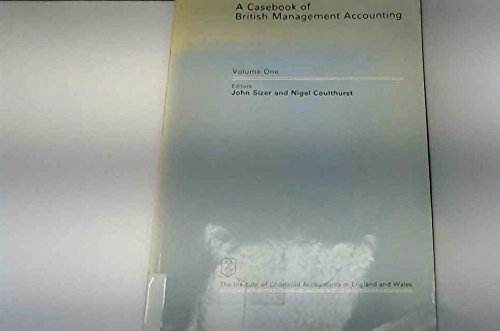 Stock image for A Casebook of British Management Accounting (Volume 1) for sale by Anybook.com