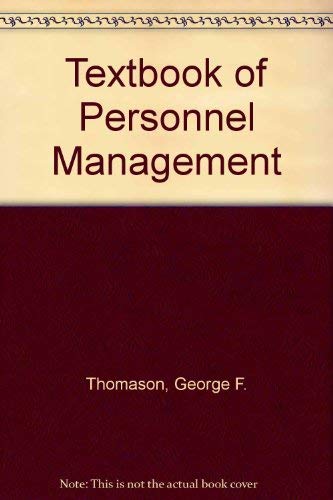 Stock image for A Textbook of Personnel Management for sale by The Book Exchange