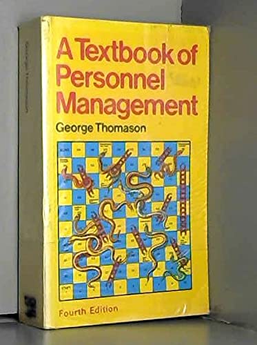 A Textbook of Personnel Management (9780852923016) by Thomason, George